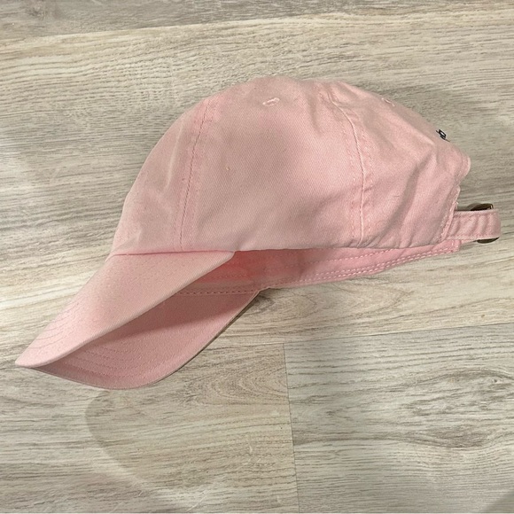 Vineyard Vines Pink Baseball Hat Cap Strap Back Blue Whale Cotton One Size - Picture 7 of 8